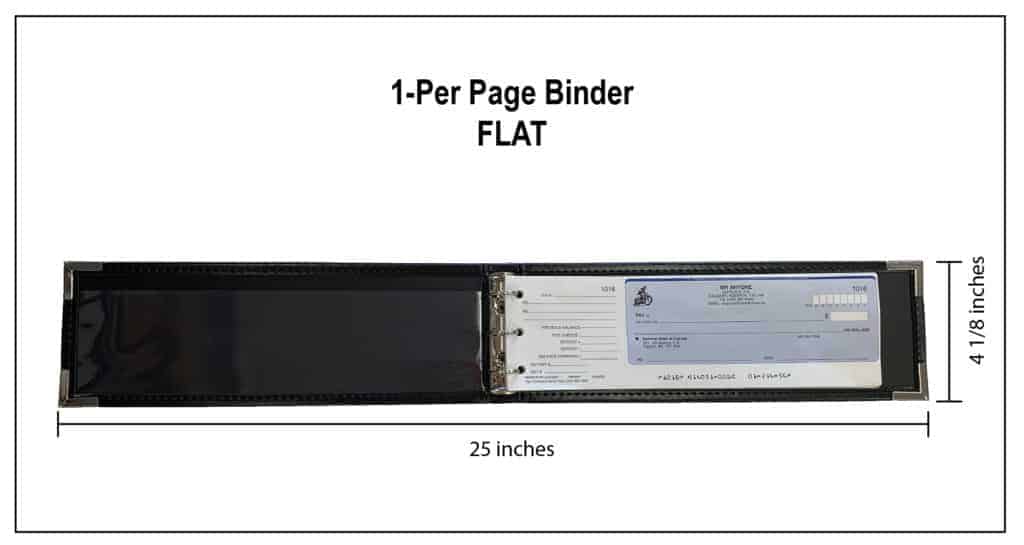 1 Up Binder Open SPECS 1 Up Binder Open SPECS