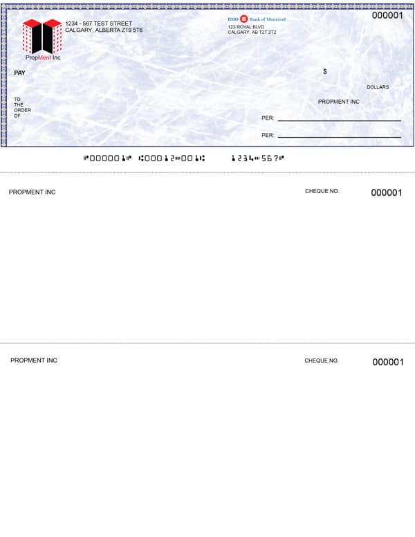 Sample void cheque - Learning Hub