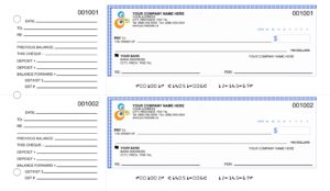 Manual Cheques with Full Colour Logo Added