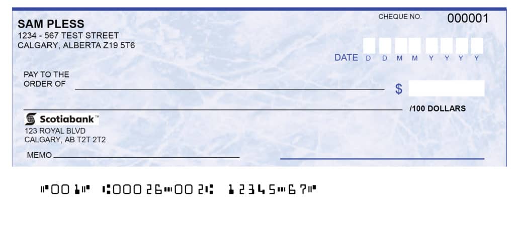 Canadian Cheque Account Number - Cheque Print Blog