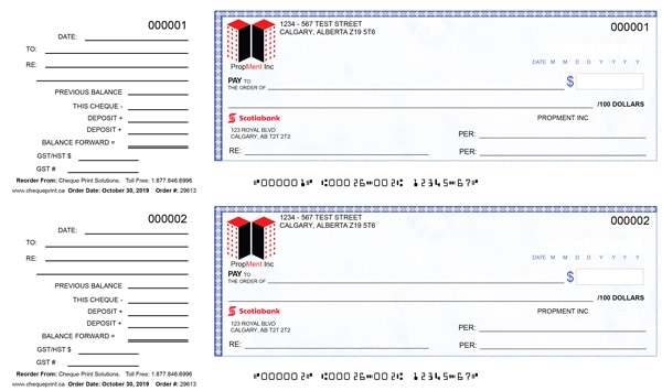 Eft Information Scotiabank Example Zapbc