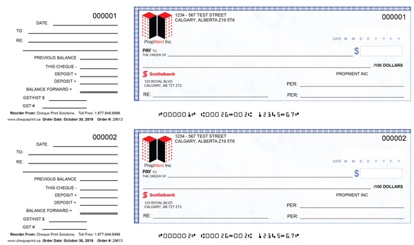 Eft Information Scotiabank Example Zapbc